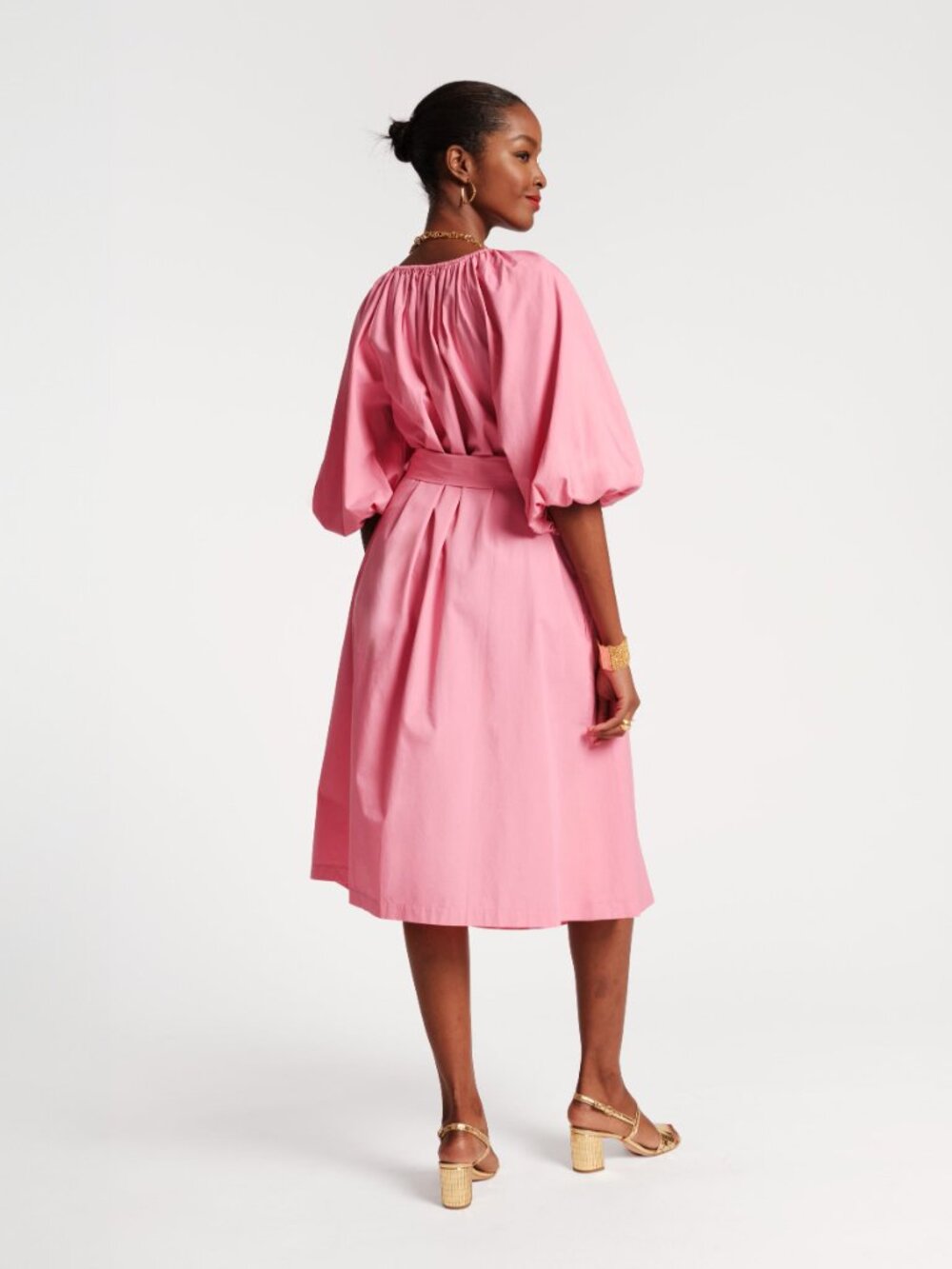 Bliss Midi Dress - Pink - Picture 4 of 5